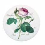ROY KIRKHAM BONE CHINA |ROSA REDOUTE SET OF SIX DINNER PLATES
